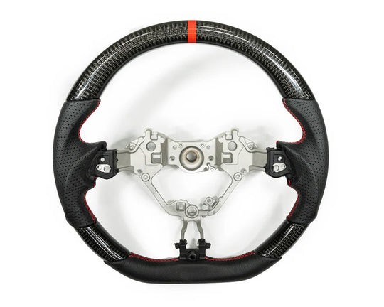 FactionFab Steering Wheel Carbon and Leather Subaru BRZ / 86 2017+