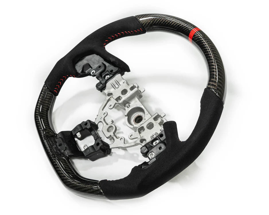 FactionFab Steering Wheel Carbon and Suede Subaru WRX 2022-2024