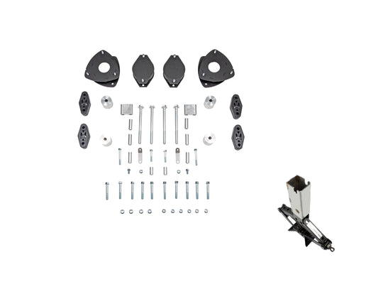LP Aventure 2" Lift Kit Black Powder Coating Subaru WRX & STI 2008 - 2021 - Dirty Racing Products