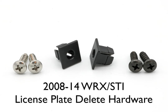 Billetworkz License Plate Delete WRX