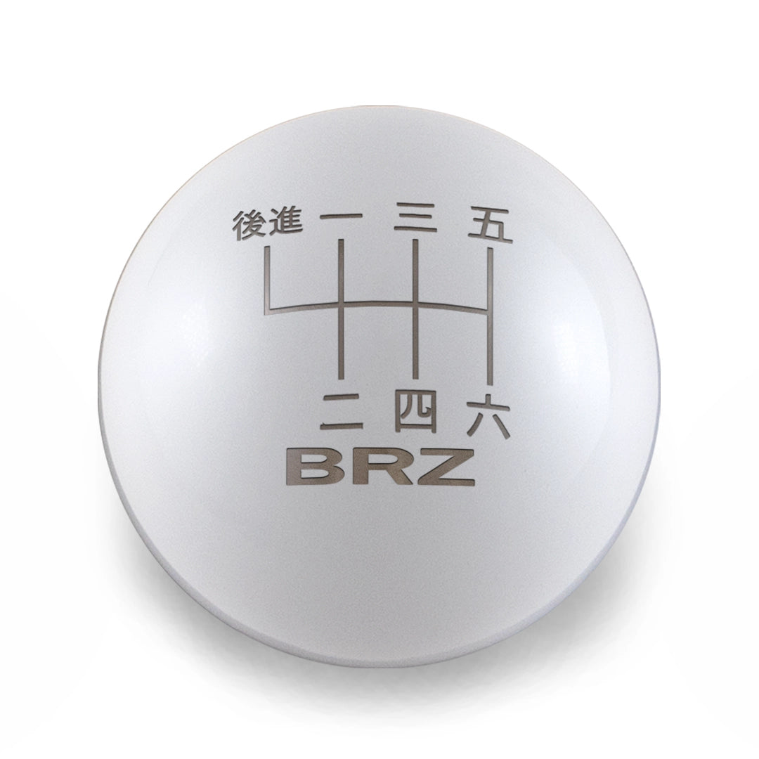 Billetworkz 6 Speed BRZ/FR-S/86 2013-2021 Shift Knob Japanese w/BRZ Engraving - Weighted