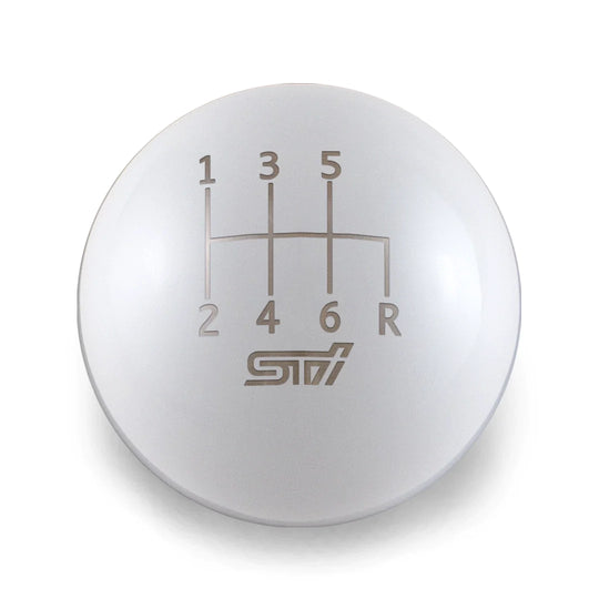 Billetworkz 6 Speed STI Shift Knob Standard w/ STI Engraving - STI Fitment - Weighted