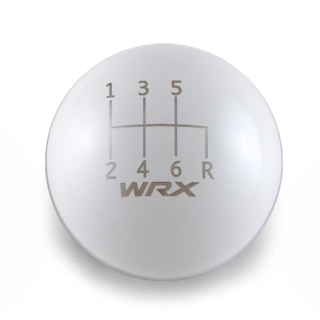 Billetworkz 6 Speed WRX Shift Knob Standard Engraving - Weighted