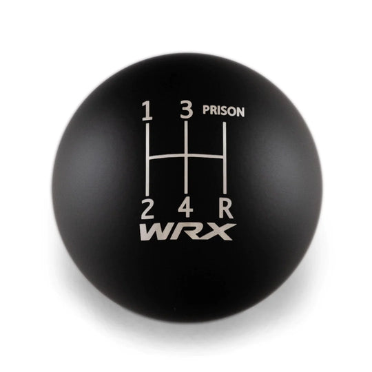 Billetworkz 5 Speed WRX Shift Knob Jail-Prison w/WRX Engraving - Weighted