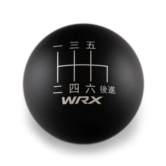 Billetworkz 6 Speed WRX Shift Knob Japanese w/WRX Engraving - Weighted