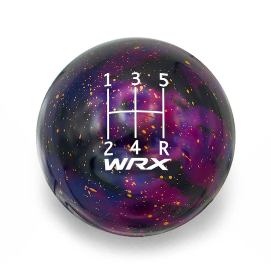 Billetworkz 5 Speed WRX Shift Knob Standard w/WRX Engraving - Cosmic Space Colors