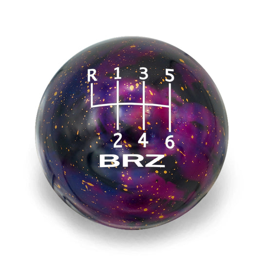 Billetworkz 6 Speed BRZ/FR-S/86 2013-2021 Shift Knob Standard w/BRZ Engraving - Cosmic Space Colors