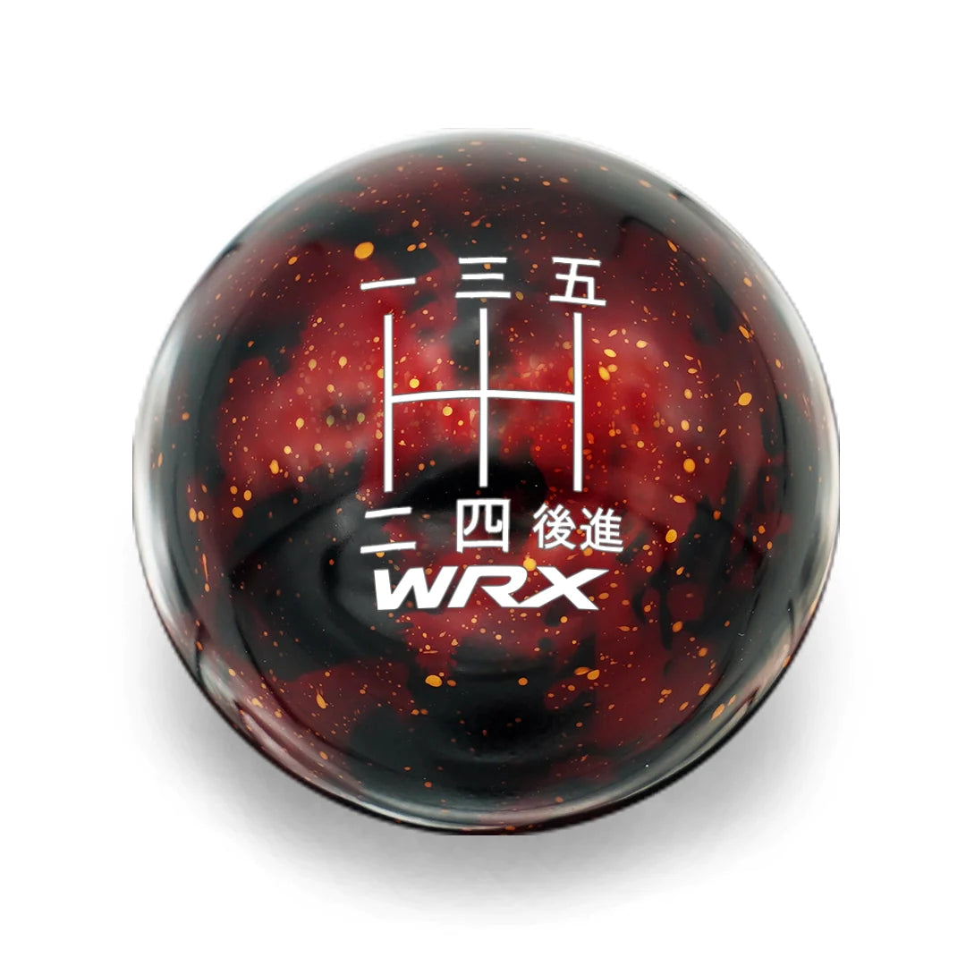Billetworkz 5 Speed WRX Shift Knob Japanese w/WRX Engraving - Cosmic Space Colors