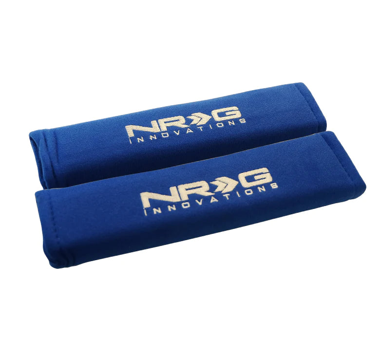 NRG Innovations Seat Belt Pads - Blue - Dirty Racing Products