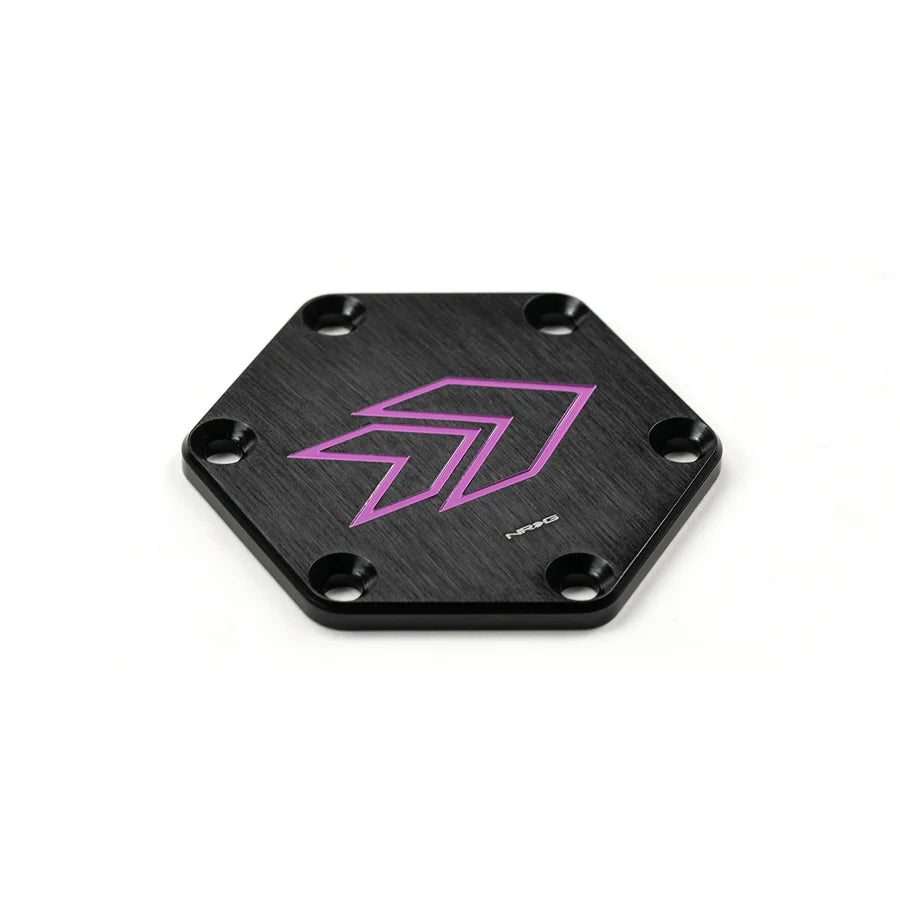 NRG Innovations Hexagonal Steering Wheel Horn Delete Plates with NRG Arrows - Dirty Racing Products