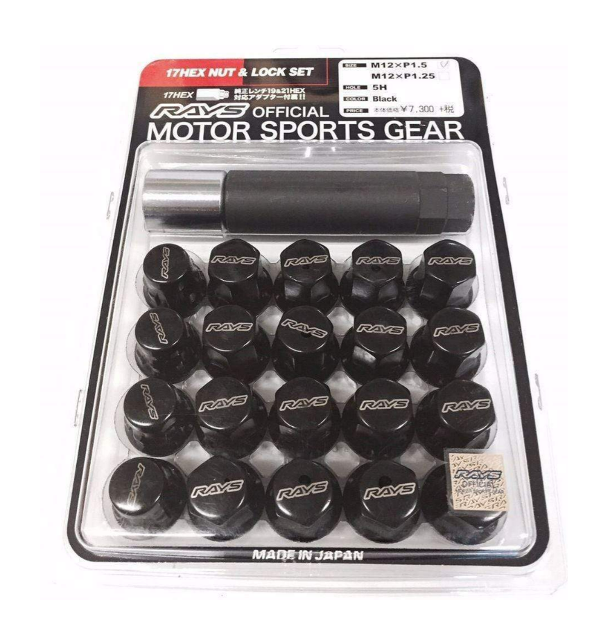 Volk Racing Rays 17 Hex 12X1.25 Lug Nuts - Set of 20 - Dirty Racing Products