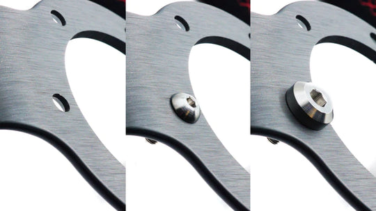 Dress Up Bolts Titanium Hardware Steering Wheel Kit Button Head Design - Dirty Racing Products