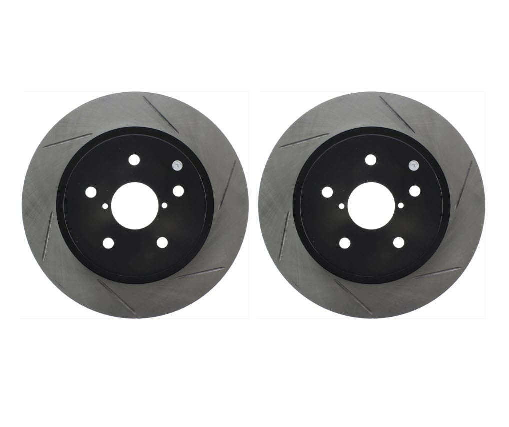 StopTech Sport Slotted Rotor Rear Pair Subaru WRX 2015-2021 - Dirty Racing Products