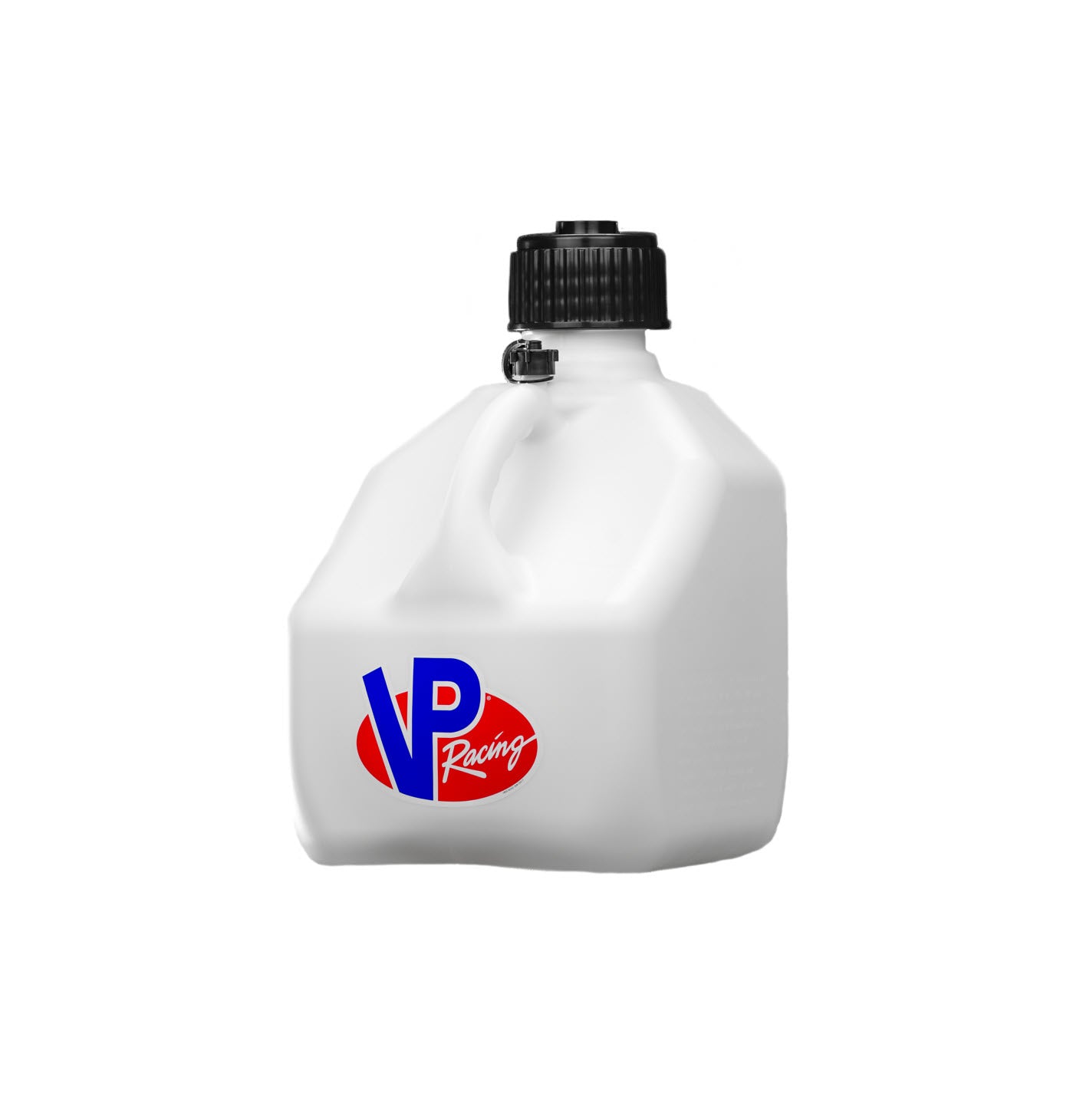 VP Racing 3-Gallon Motorsport Container - White Jug, Black Cap - Dirty Racing Products