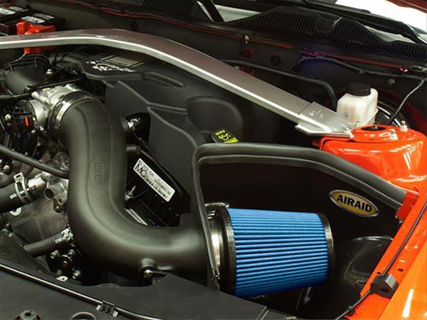 AIRAID Intake Kit w/ Tube (Dry / Blue Filter) Ford Mustang 3.7L V6 2011-2014