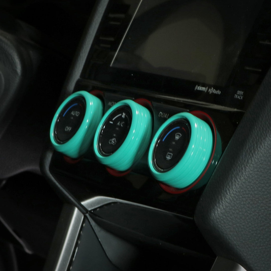 Billetworkz Climate Control Knob Covers - Subaru Fitment
