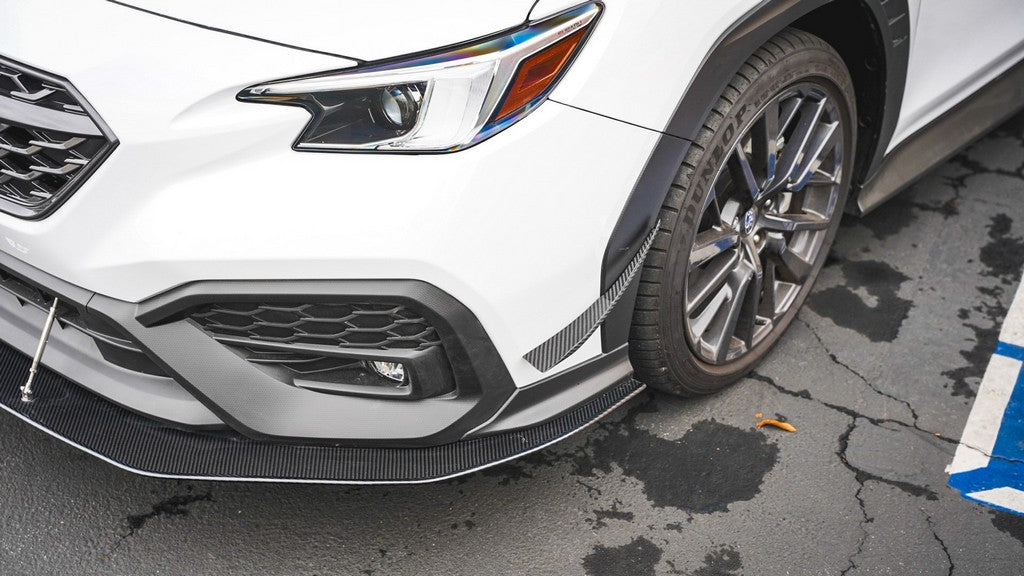 APR Performance Subaru WRX Carbon Fiber Front Bumper Canards 2022-2023