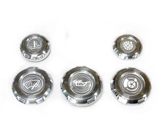 Billetworkz Zero Series Engine Bay Caps - Fluid Engraving - BRZ/FRS/86 2013-20 & 2022+