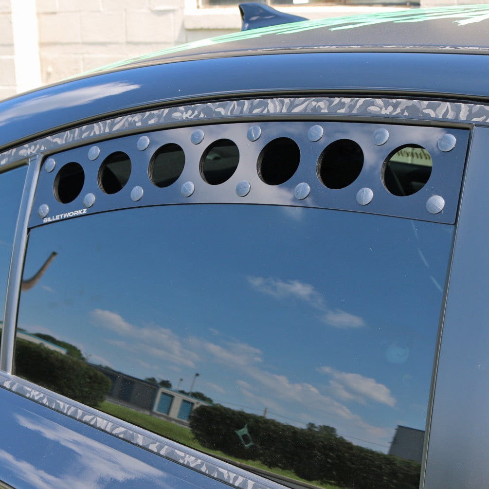 Billetworkz Black Window Vents Subaru Legacy 2014-2019