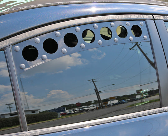 Billetworkz Black Window Vents Subaru Legacy 2014-2019