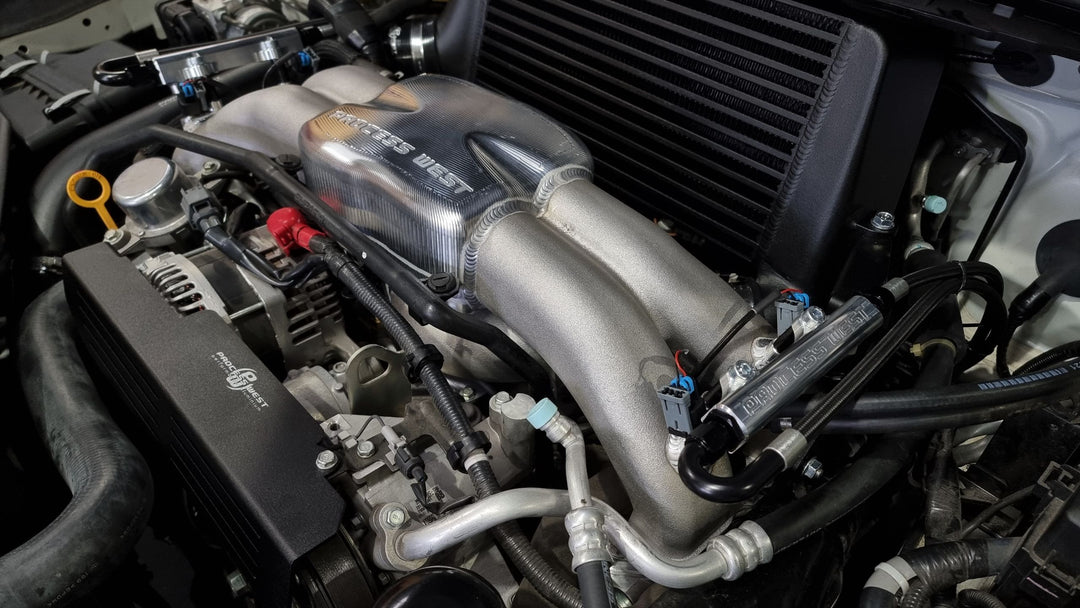 Process West Intake Manifold w/ Port Injection Fuel Rails Subaru WRX 2015-2021 - Dirty Racing Products