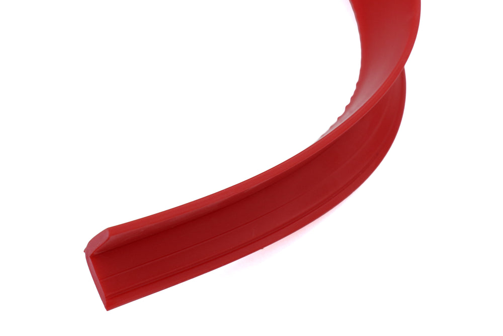 OLM STI Style Front Bumper (Red) Lip Protector Subaru 2008-2021 WRX / STI / 2013+ BRZ - Dirty Racing Products