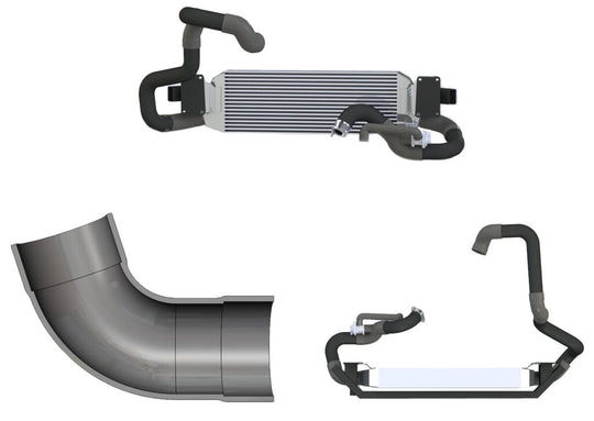 AMS Performance 2015-2021 Subaru WRX Front Mount Intercooler Kit WITHOUT Bumper Beam - Dirty Racing Products