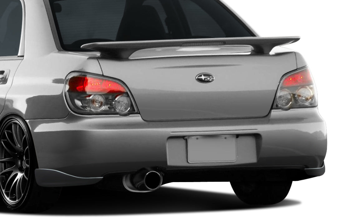 Duraflex 2004-2007 Subaru Impreza WRX STI 4DR C-Speed 2 Rear Add Ons Spat Bumper Extensions - 2 Piece - Dirty Racing Products