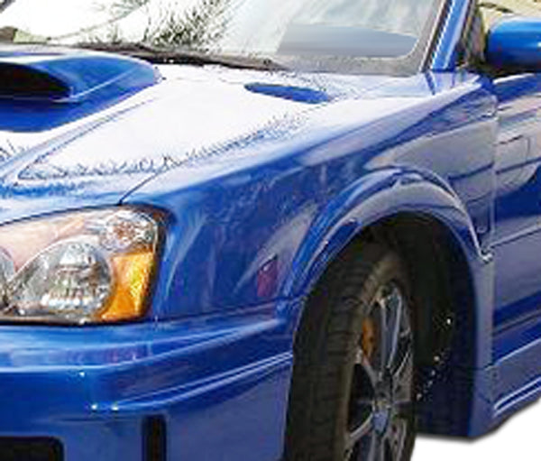 Duraflex 2004-2005 Subaru Impreza WRX STI 4DR C-GT Wide Body Front Fenders - 2 Piece - Dirty Racing Products