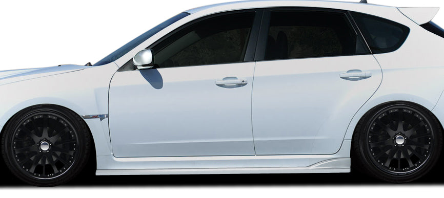 Duraflex 2008-2014 Subaru Impreza STI 4DR / 5DR / 2011-2014 Impreza WRX 4DR / 5DR C-Speed 2 Side Skirts Rocker Panels - 2 Piece - Dirty Racing Products