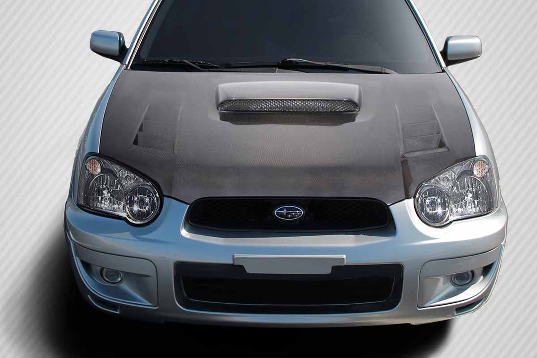 Carbon Creations 2004-2005 Subaru Impreza WRX STI DriTech TS-1 Hood - 1 Piece - Dirty Racing Products