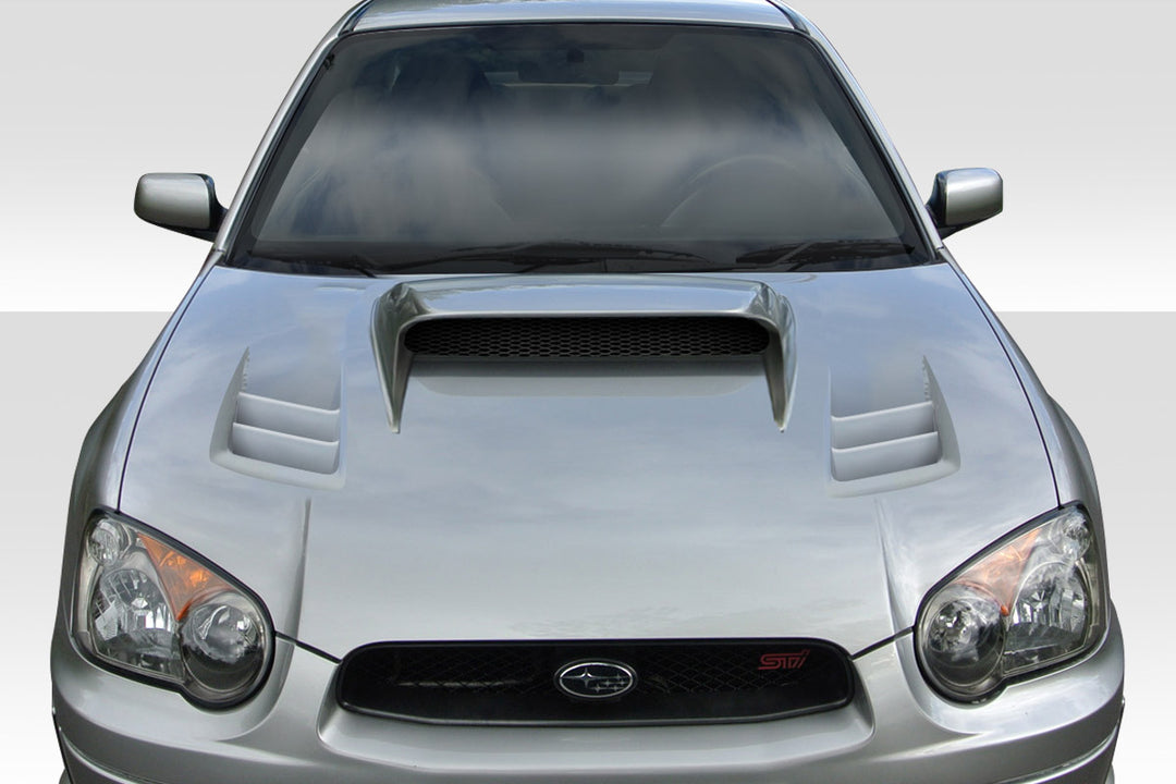 Duraflex 2004-2005 Subaru Impreza WRX STI TS-1 Hood - 1 Piece - Dirty Racing Products