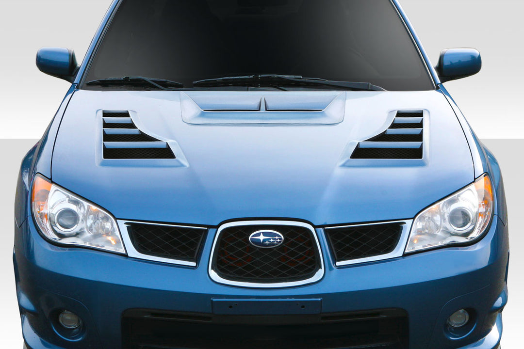 Duraflex 2006-2007 Subaru Impreza WRX STI  TS-1 Hood - 1 Piece - Dirty Racing Products