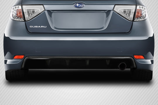 Carbon Creations 2008-2010 Subaru Impreza WRX HB DriTech Backstop Rear Diffuser - 1 Piece (S) - Dirty Racing Products