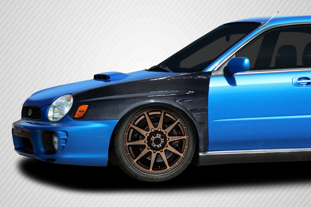Carbon Creations 2002-2003 Subaru Impreza WRX STI GT Concept Fenders - 2 Piece - Dirty Racing Products