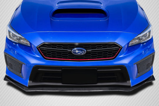 Carbon Creations 2018-2021 Subaru WRX STI V Limited Look Front Lip Splitter - 1 Piece - Dirty Racing Products