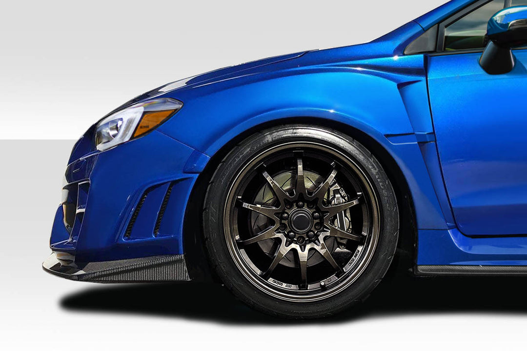 Duraflex 2015-2021 Subaru WRX STI VRS Front Fenders - 2 Piece - Dirty Racing Products