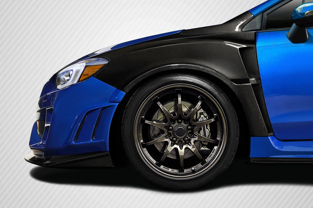 Carbon Creations 2015-2021 Subaru WRX STI VRS Front Fenders - 2 Piece - Dirty Racing Products