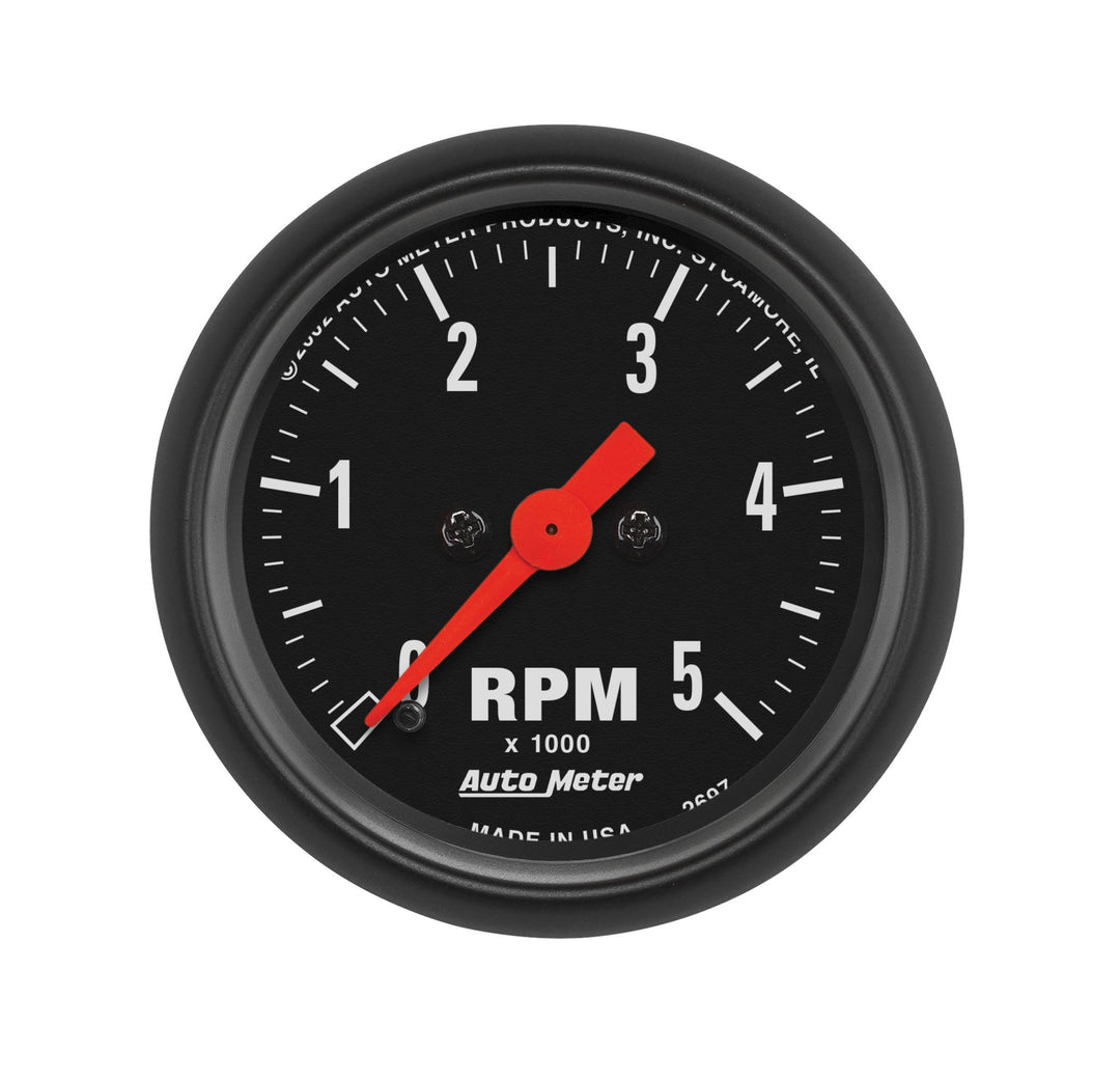 AutoMeter Z-Series 52mm 5000RPM In-Dash Tachometer - Dirty Racing Products