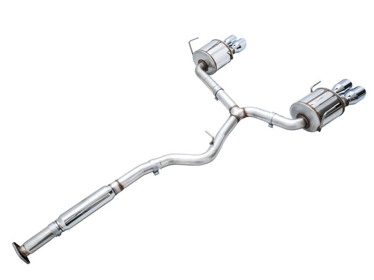 AWE Touring Edition Exhaust for VB 2022+ Subaru WRX - Chrome Silver - Dirty Racing Products