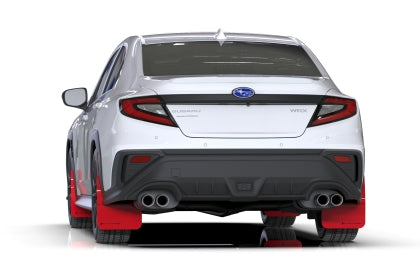 Rally Armor 2022 Subaru WRX Red UR Mud Flap w/ Black Logo - Dirty Racing Products