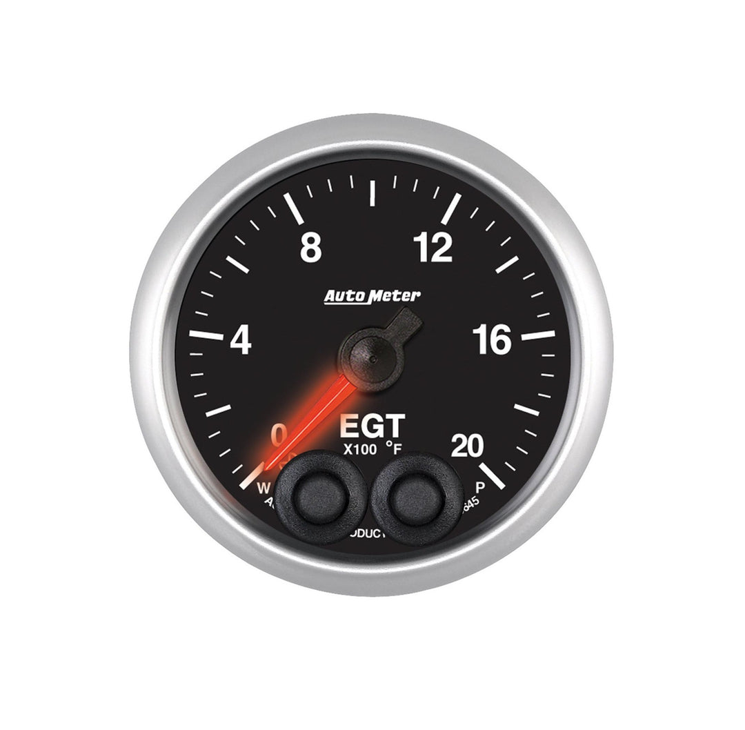 Autometer Elite EGT Exhaust Gas Temperature Gauge 7 Color 52mm - Dirty Racing Products