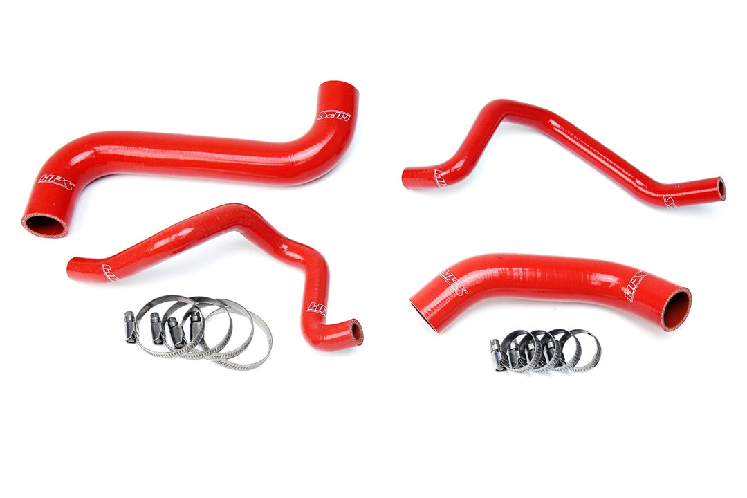 HPS Silicone Red Radiator + Heater Hose Kit for Subaru 2006-2007 Impreza 2.5L Non Turbo - Dirty Racing Products