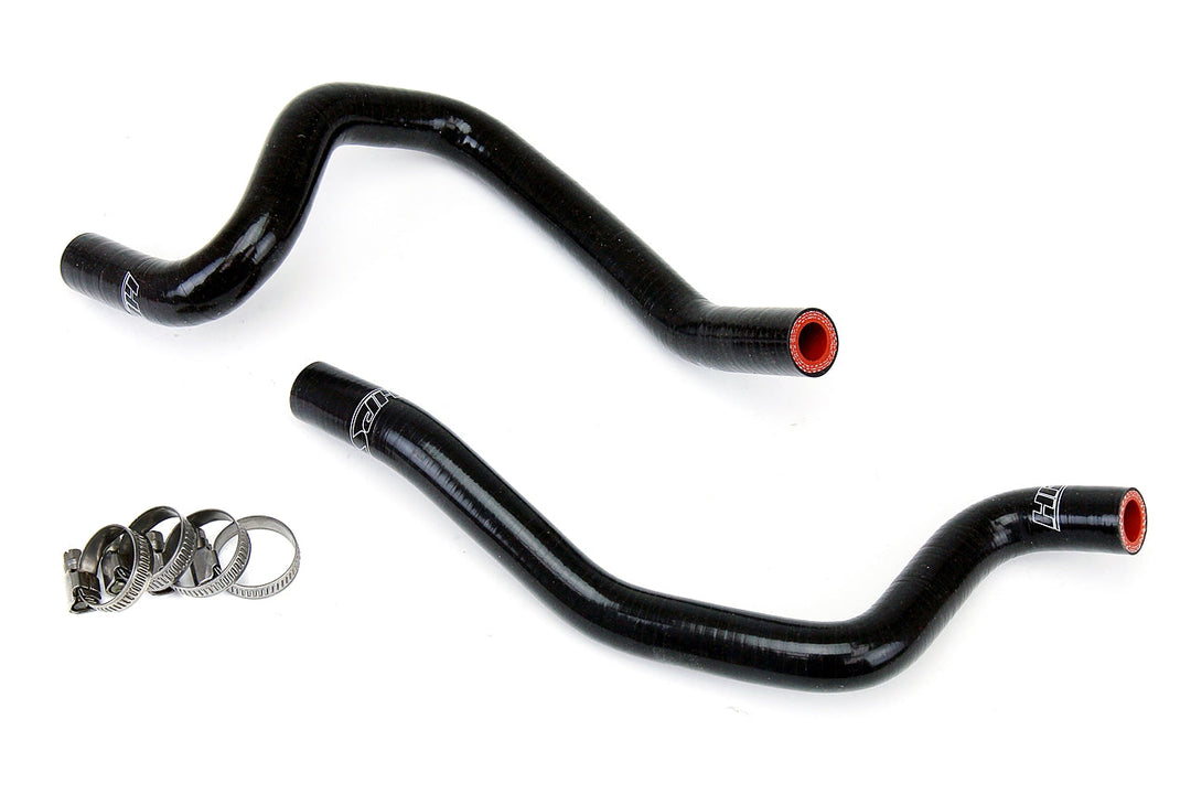 HPS Reinforced Silicone Heater Hose Kit for 2002-2003 Subaru WRX 2.0L Turbo Black - Dirty Racing Products