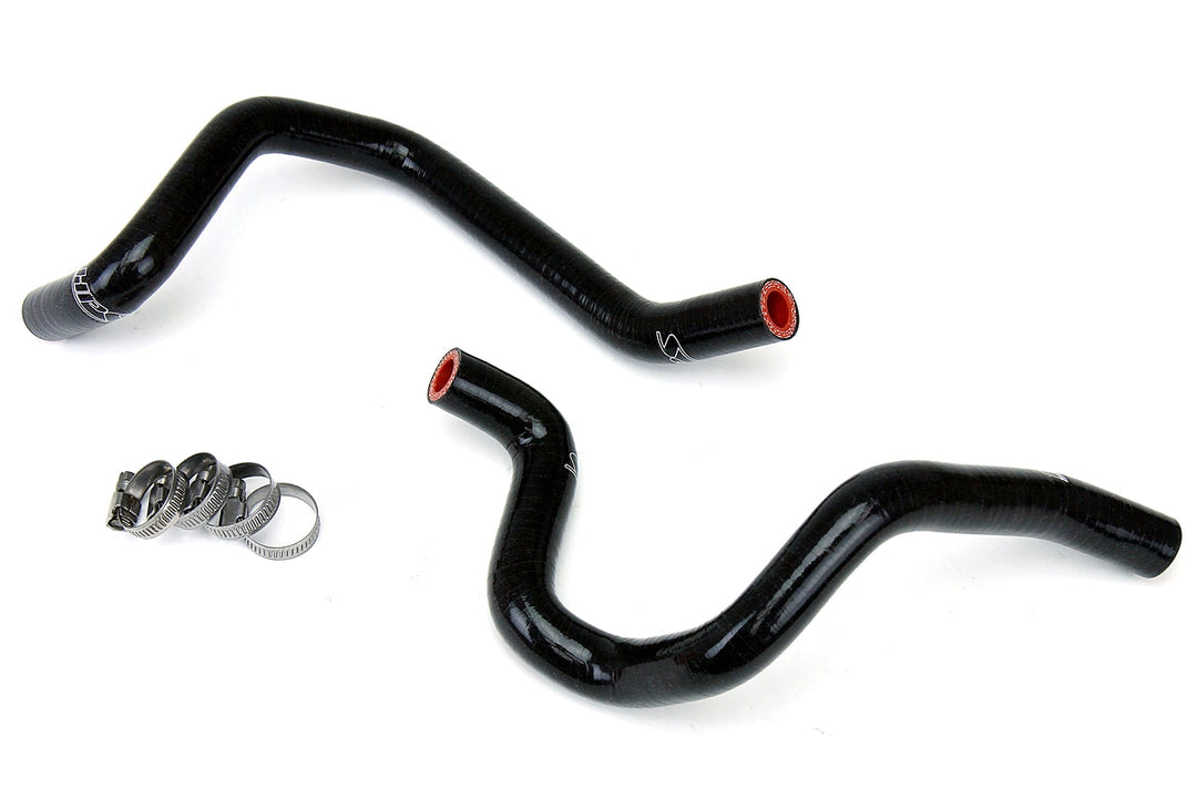 HPS Reinforced Silicone Heater Hose Kit for 2005 Subaru WRX 2.0L Turbo Black - Dirty Racing Products