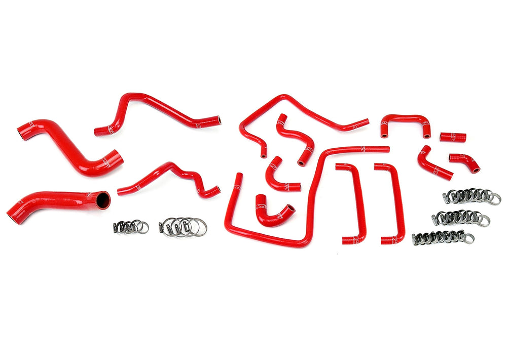 HPS Silicone Radiator, Heater and Ancillary Coolant Red Hose Kit Subaru 2006-2007 WRX / STI 2.5L Turbo - Dirty Racing Products