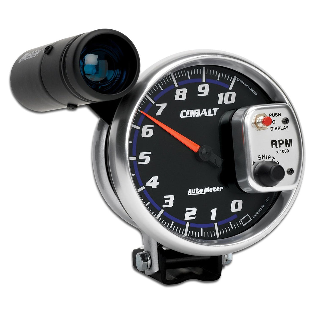 AutoMeter Cobalt 5 inch 10000 RPM Tachometer w/ Shift Light - Dirty Racing Products