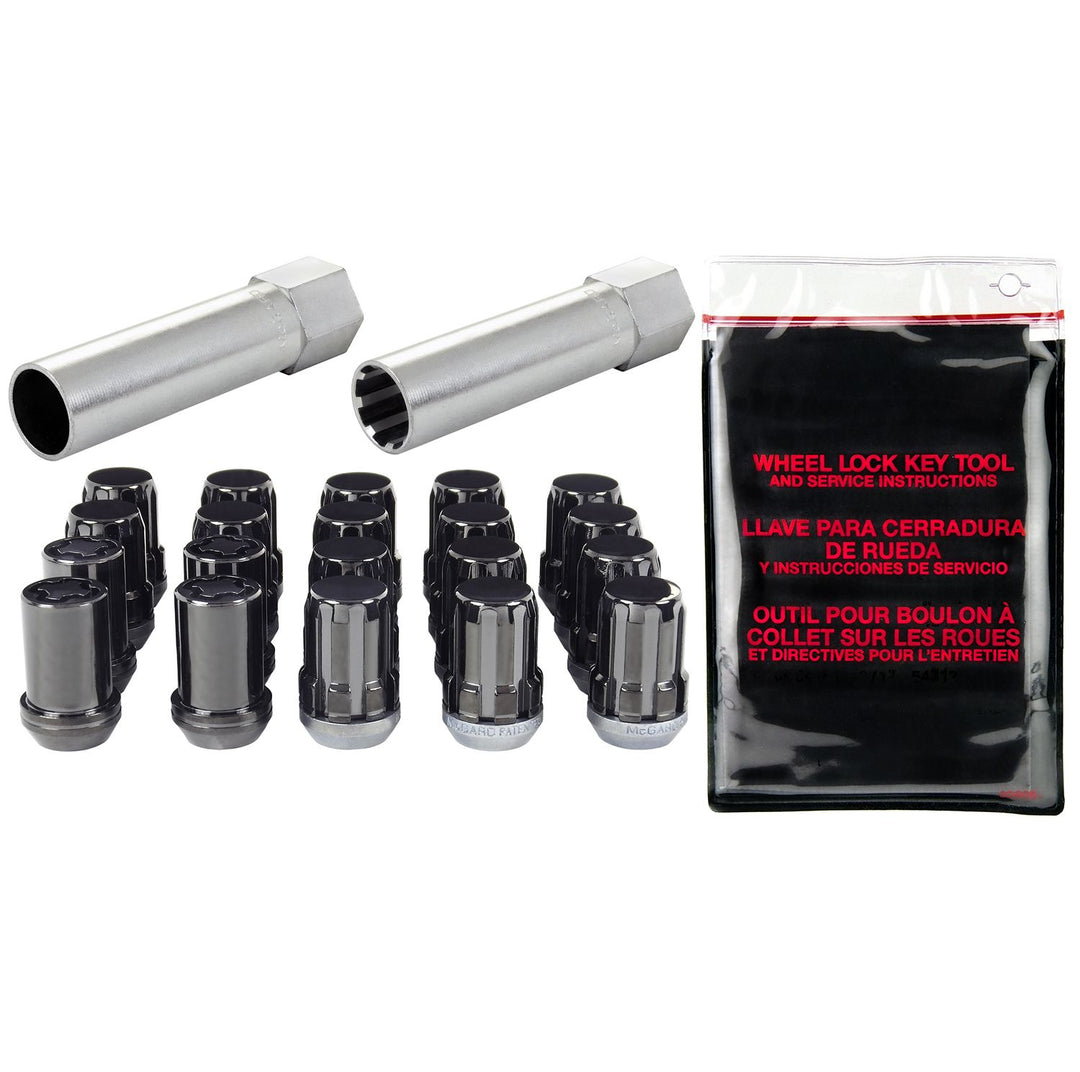 McGard Locking Lug Nut Kit Black 12x1.5 - Universal - Dirty Racing Products