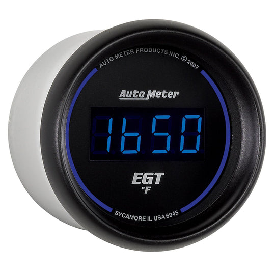 Autometer Cobalt EGT Exhaust Gas Temperature Gauge Digital Blue LED 52mm - Dirty Racing Products