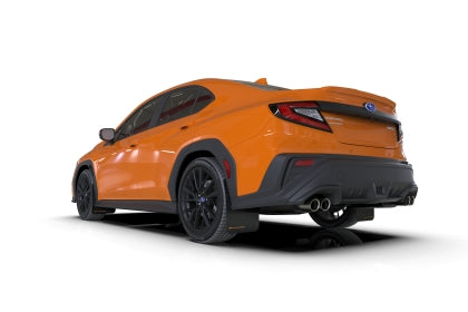 Rally Armor 2022 Subaru WRX Black UR Mud Flap w/ Orange - Dirty Racing Products